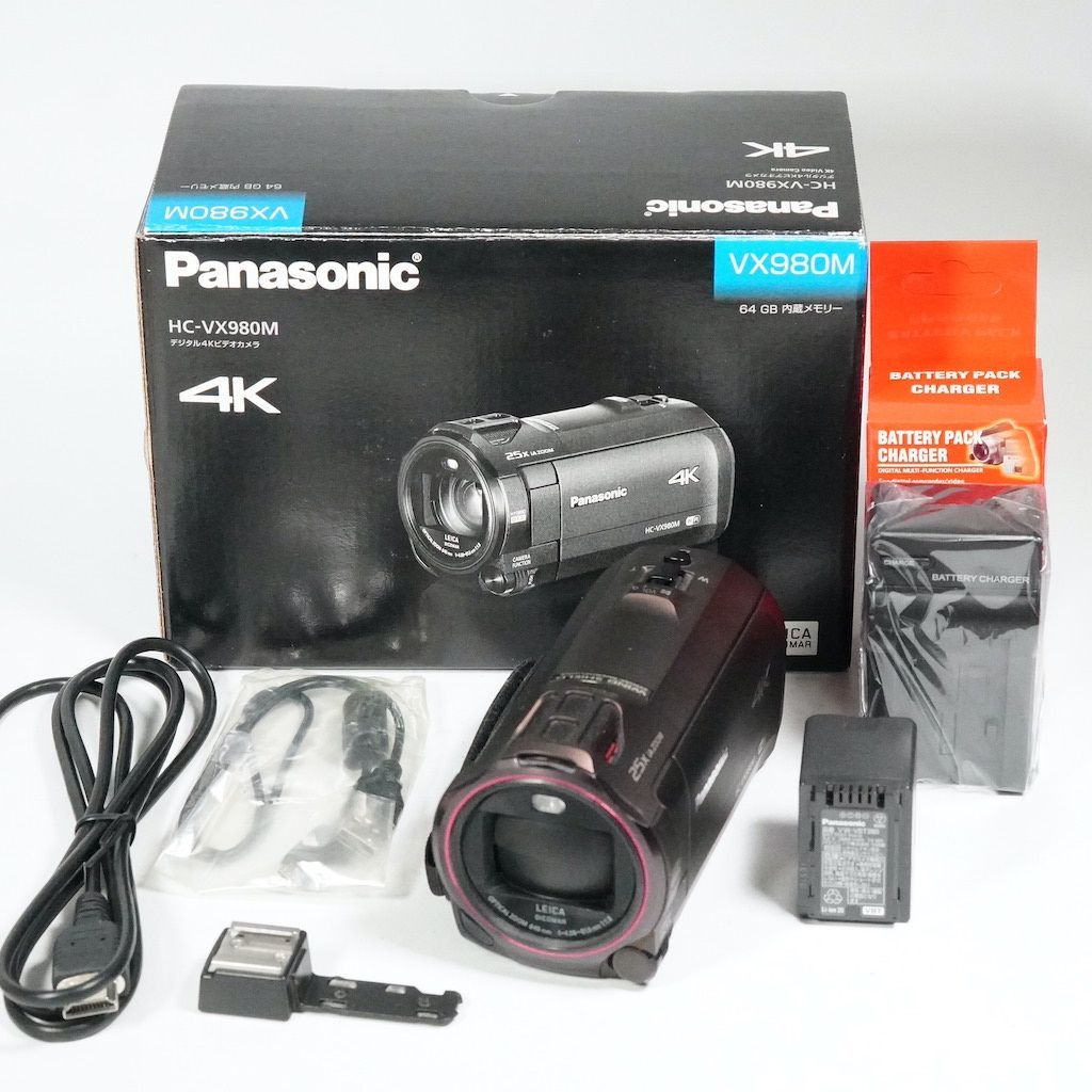 Panasonic HC-VX980M 4K 録画再生OK SD付 【公式通販】