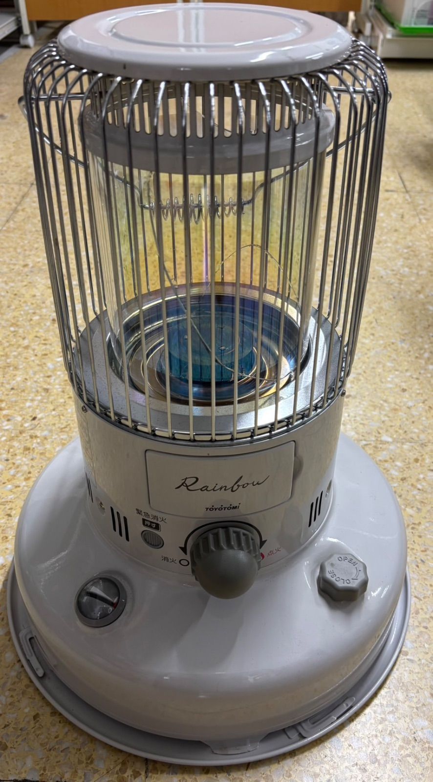 トヨトミ RB-2500 ホワイト ストーブ 2001年製 レインボー 販売