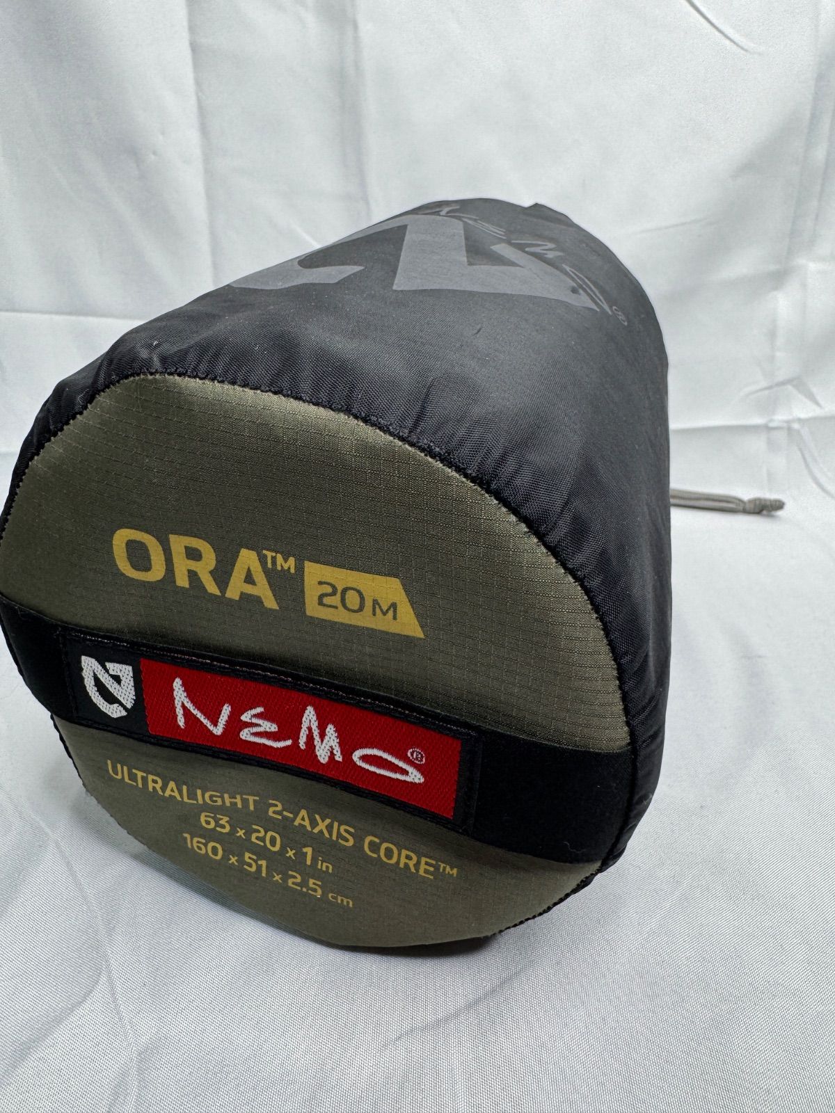軽量/160cm】NEMO ORA 20M ニーモ オーラ スリーピング パッド マット