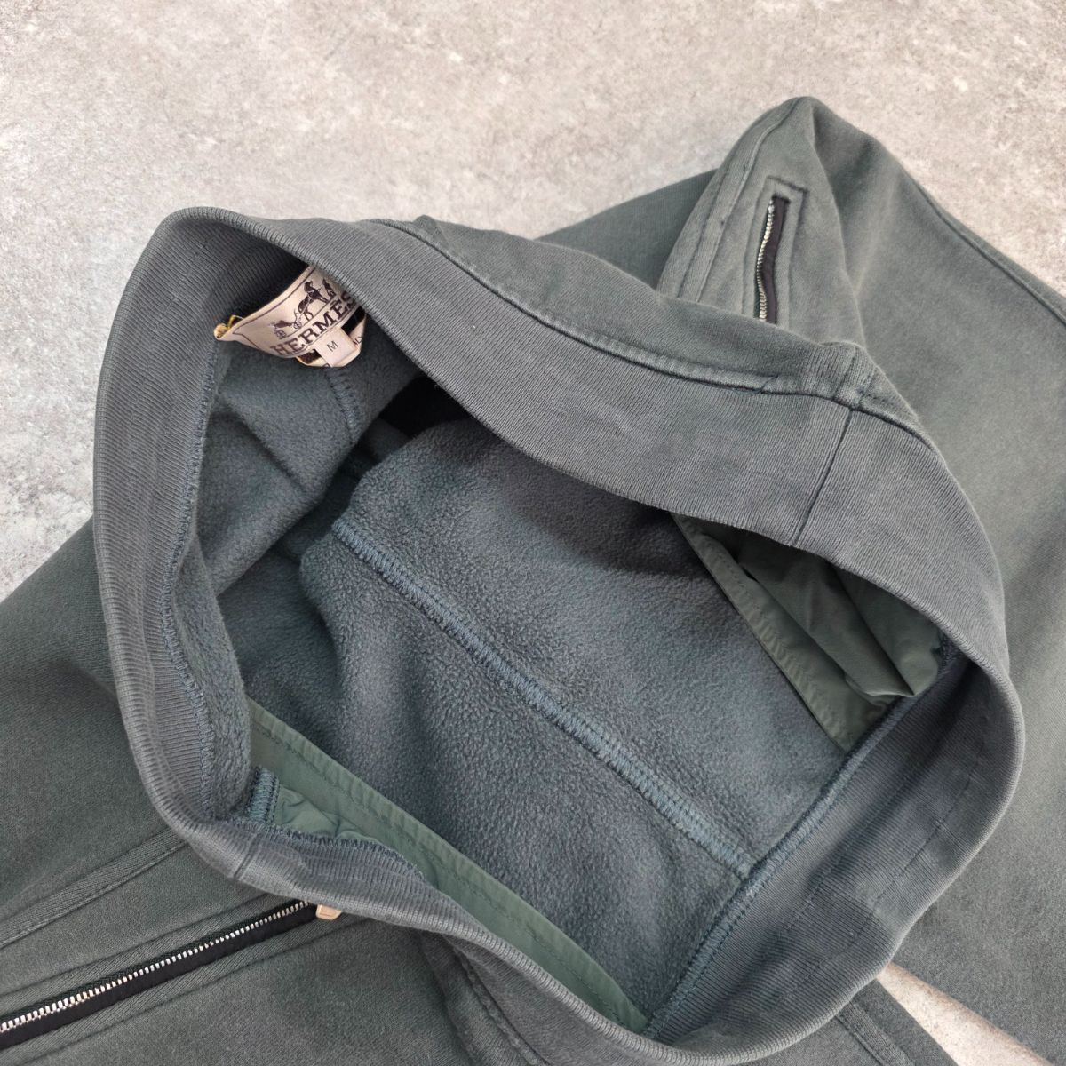 ▲HERMESエルメス イージーウエスト ジョガーパンツ 裾ジップ HERMES エルメス イージー スウェット 裏起毛 ジョガー パンツ