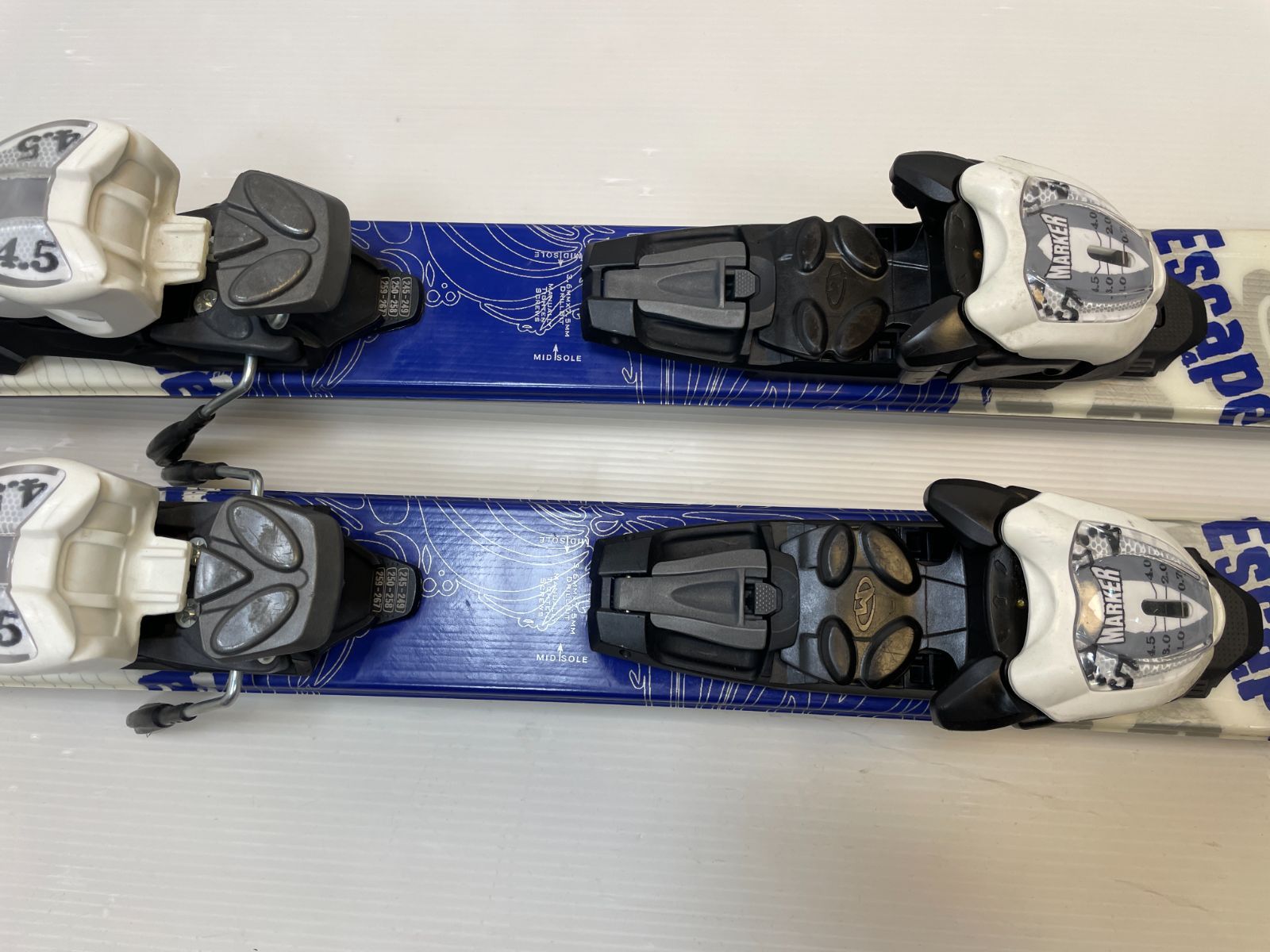 K2 ジュニア用 スキー AMP ESCAPE/エスケープ 136cm ROCKER 板 MARKER