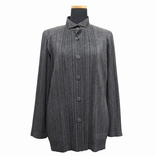 イッセイミヤケ プリーツ加工 長袖シャツブラウス ヴィンテージ イッセイミヤケ プリーツ加工 長袖シャツブラウス ヴィンテージ