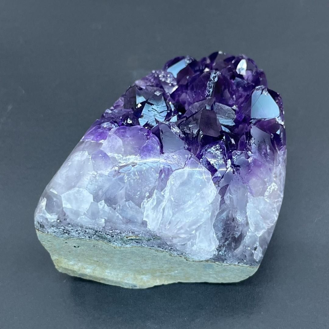 152：高品質☆アメジストクラスター 原石 375g 天然石 パワーストーン