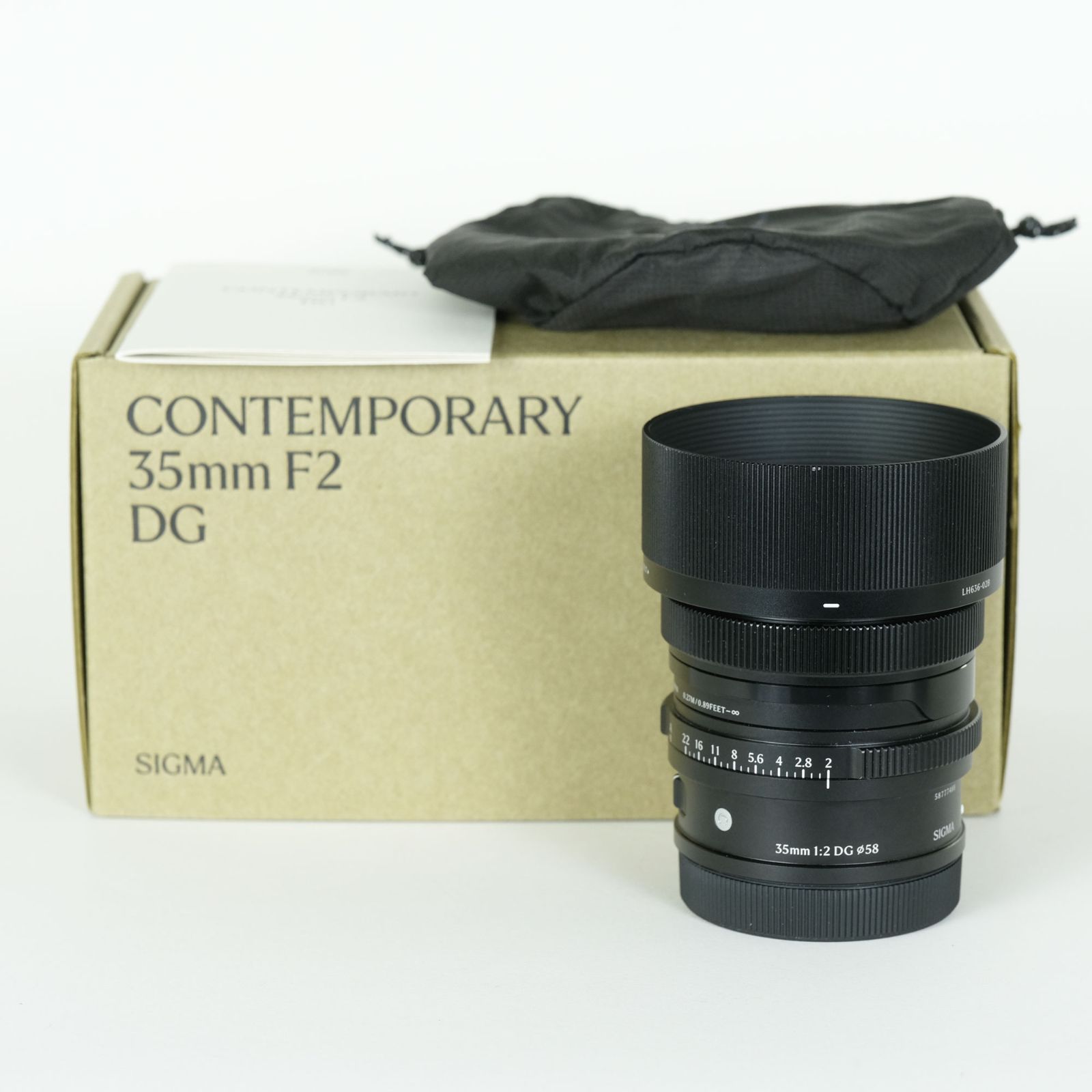 美品] SIGMA 35mm F2 DG Contemporary [ライカLマウント用] ブラック