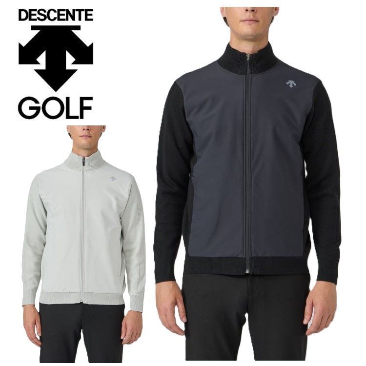 25秋冬 デサントゴルフ DESCENTE GOLF メンズ ウール混ハイブリッド