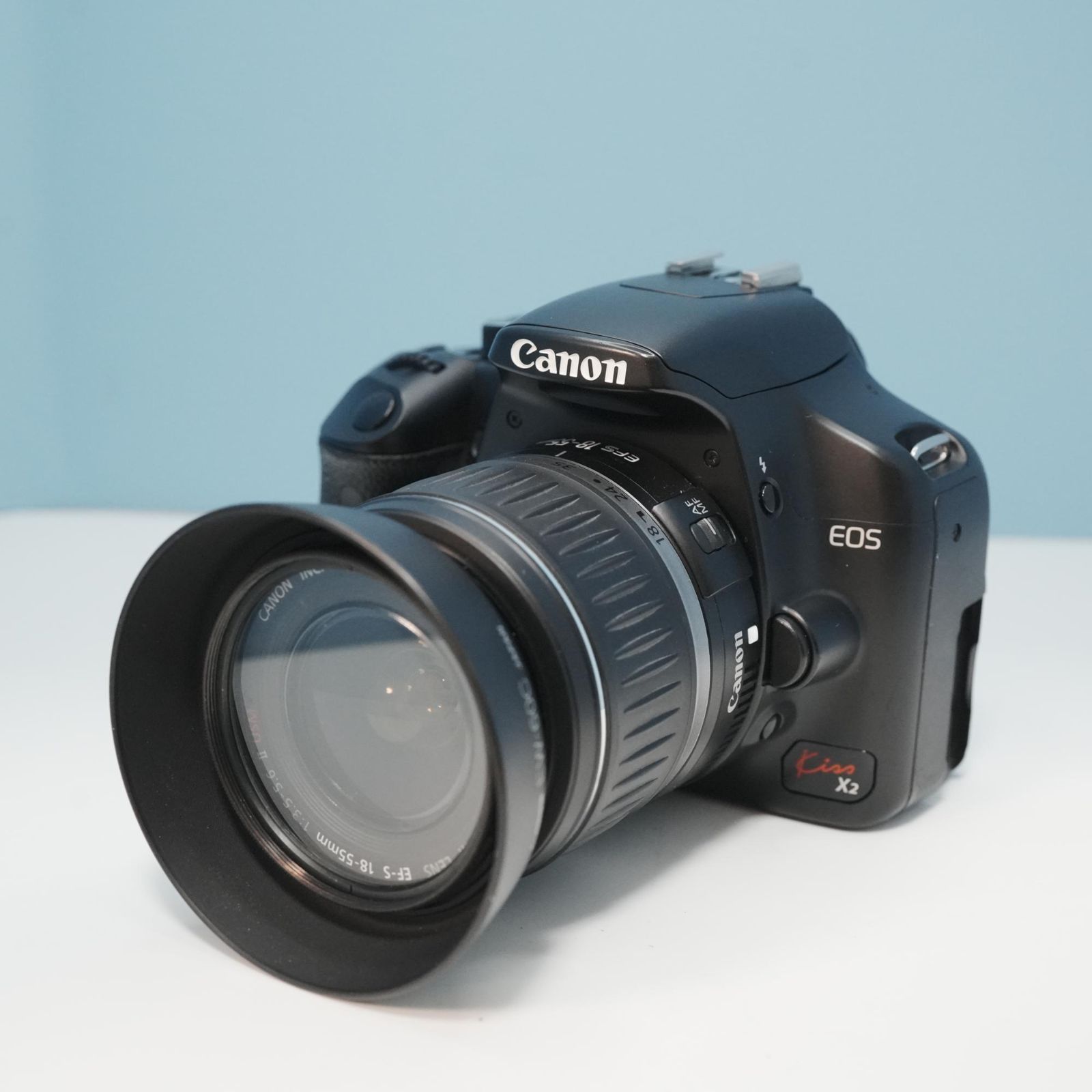 Canon EOS kiss X2 一眼レフ スマホ転送OK フルセット a5648 - メルカリ