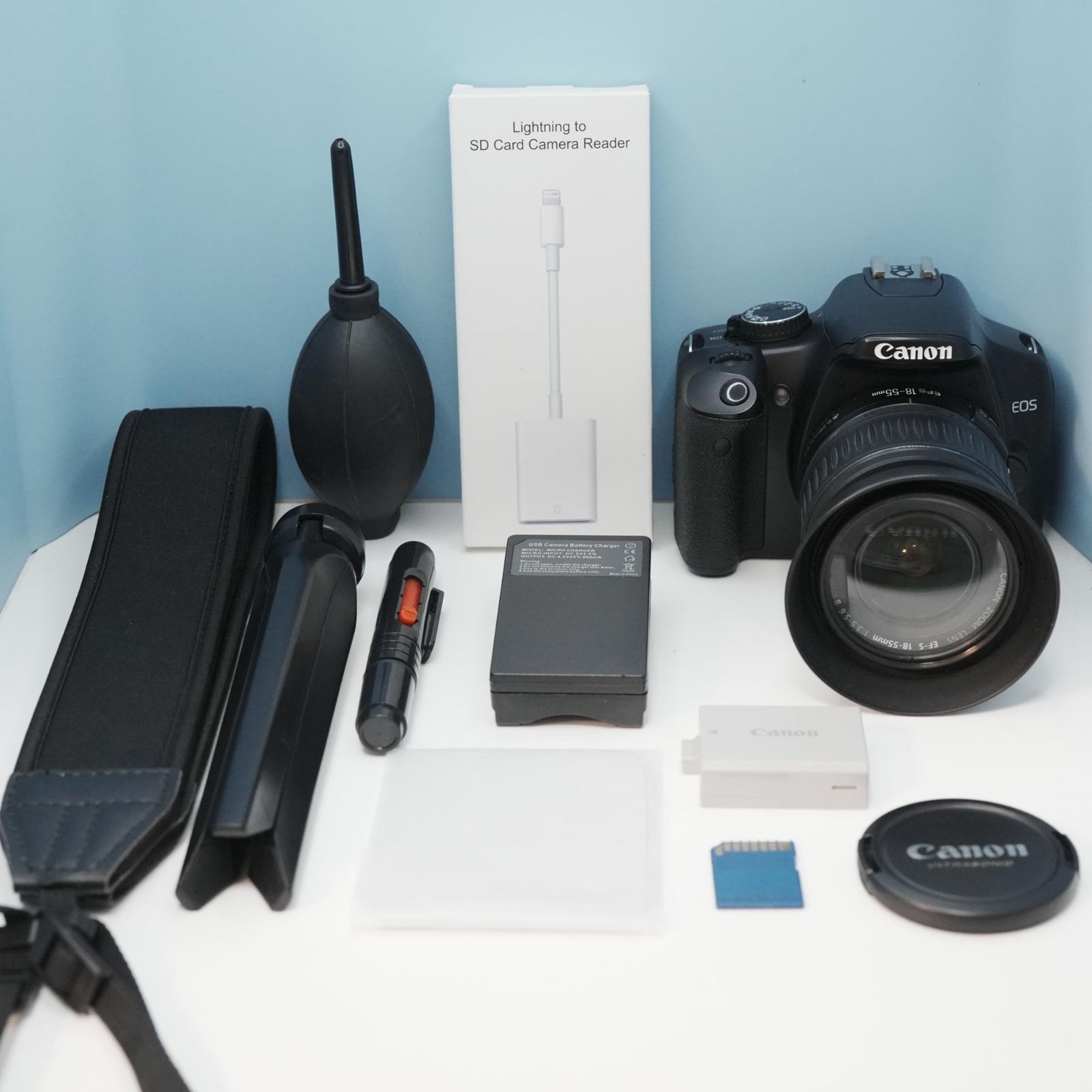 スマホ転送 Canon EOS X2 一眼レフカメラ ✨初心者オススメ✨スマホ転送可✨Canon Kiss X2 レンズセット