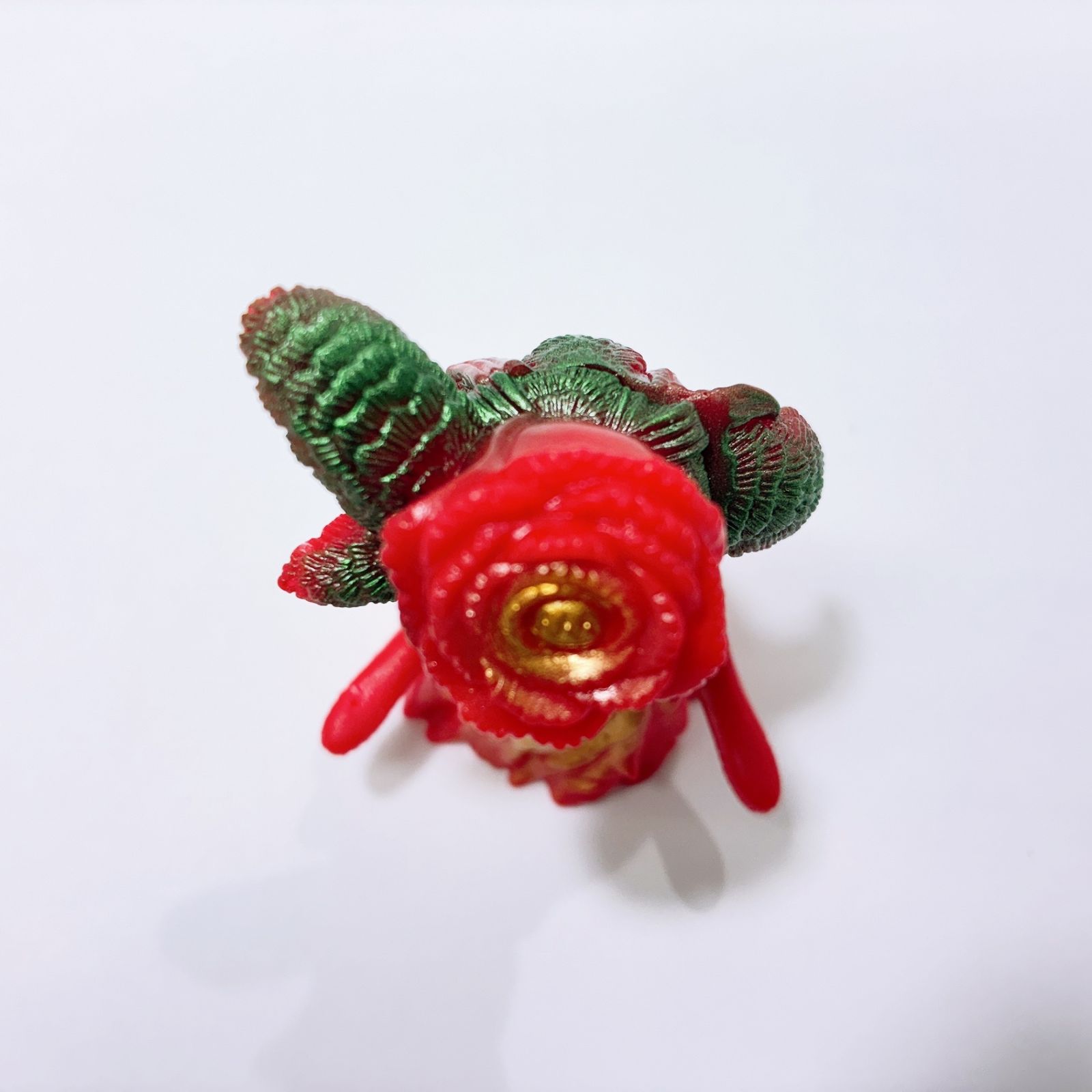 マルサン マルガチャ 世紀の大怪獣 ビオランテ 花獣 (赤成型) ソフビ