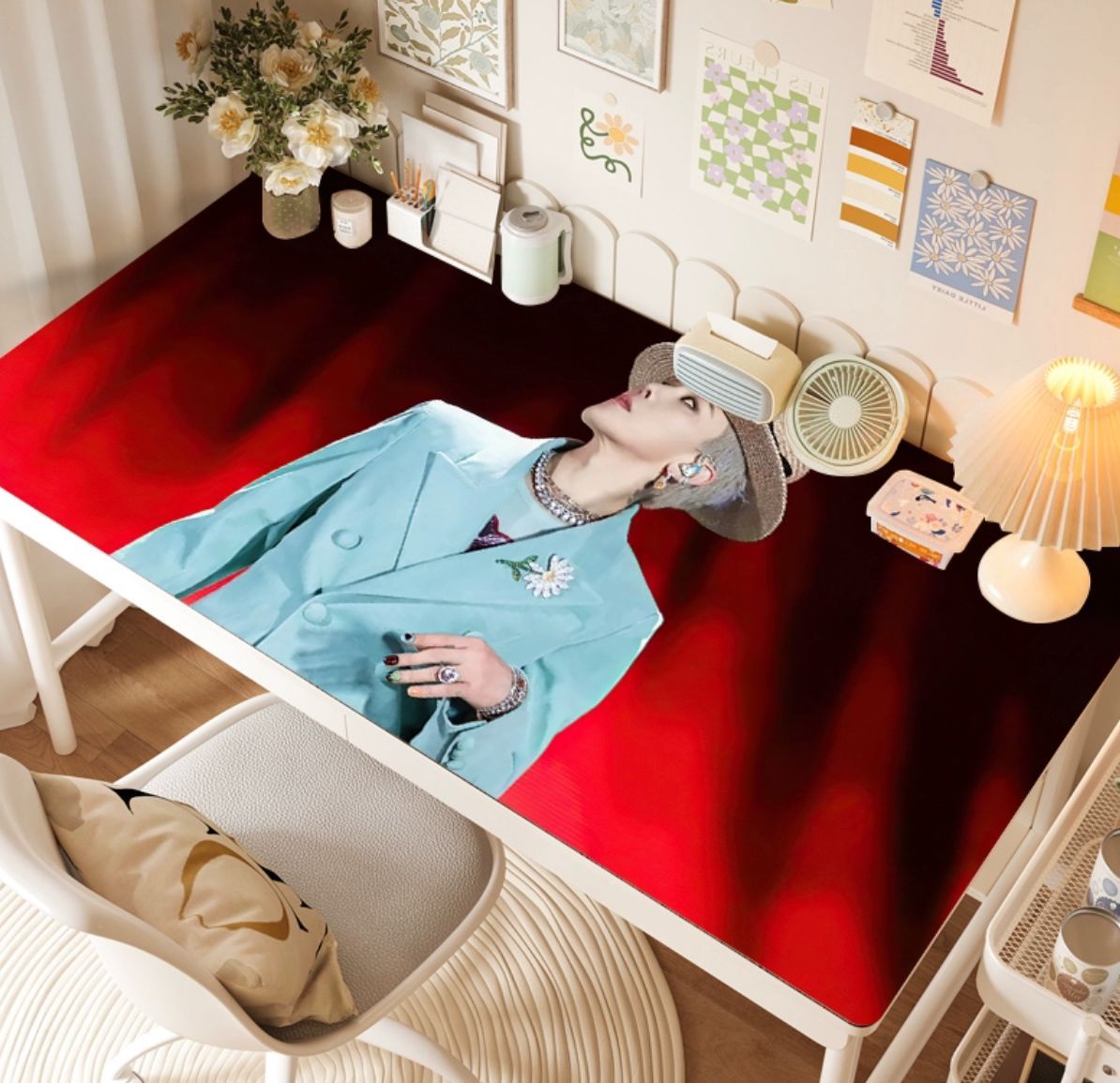 140cm×60cm BIGBANG G-DRAGON デスクマット044 ジヨン GD GDRAGON