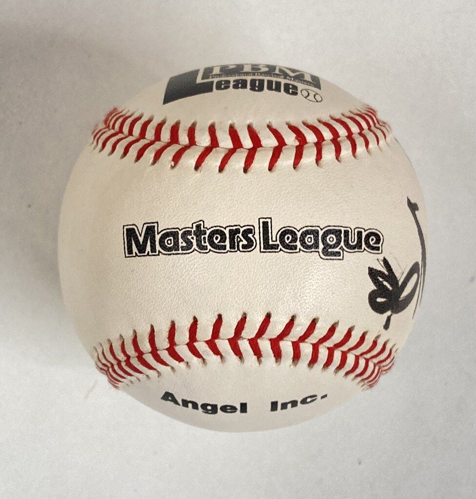 マスターズリーグ 江夏豊 直筆サインボール - メルカリ