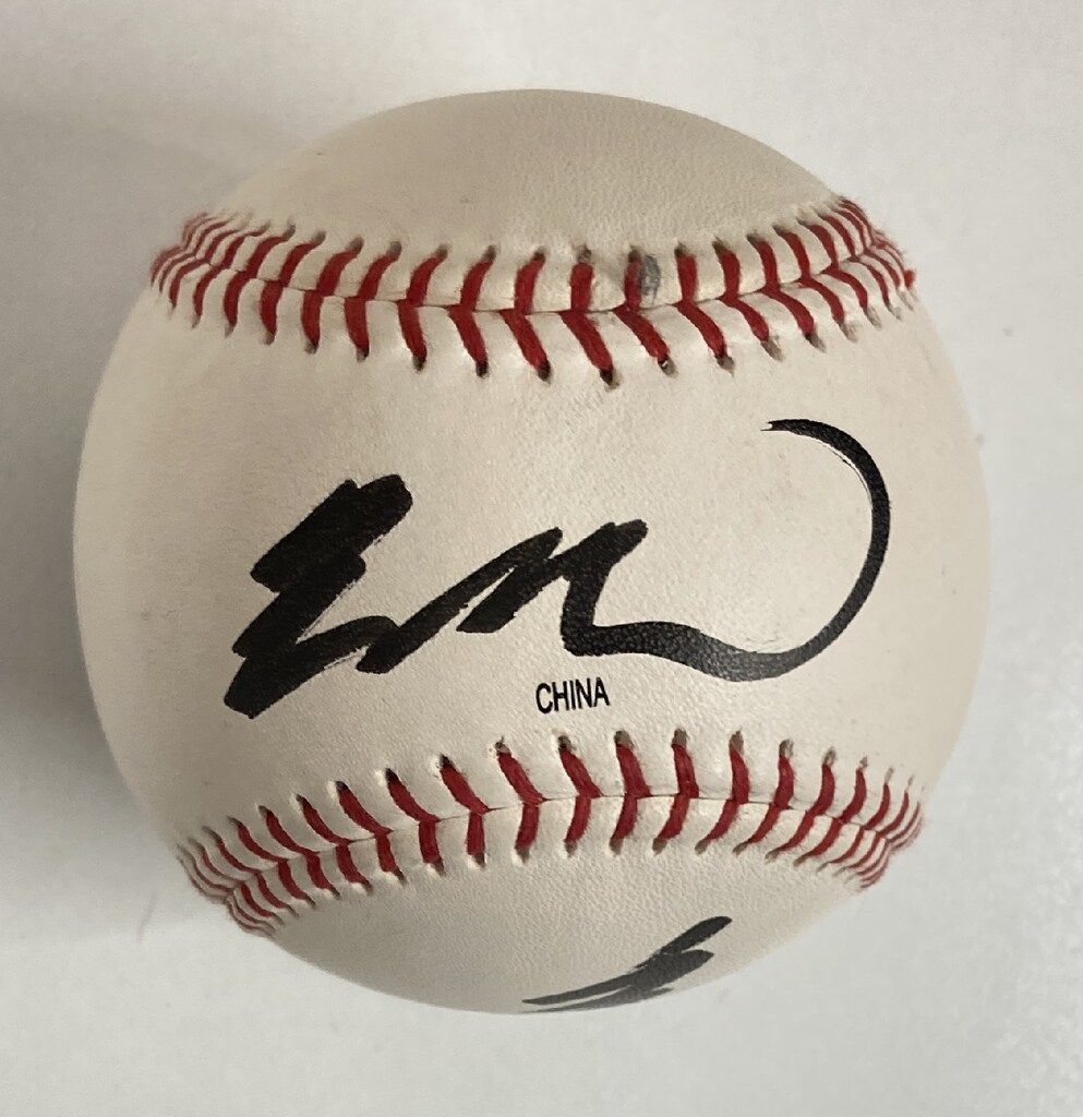 マスターズリーグ 江夏豊 直筆サインボール - メルカリ