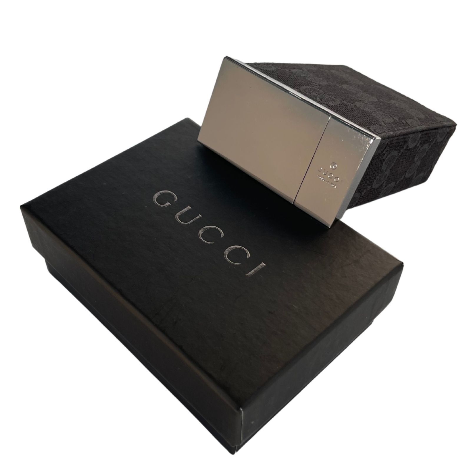 新品級/極美品】 GUCCI グッチ シガレットケース GGキャンバス