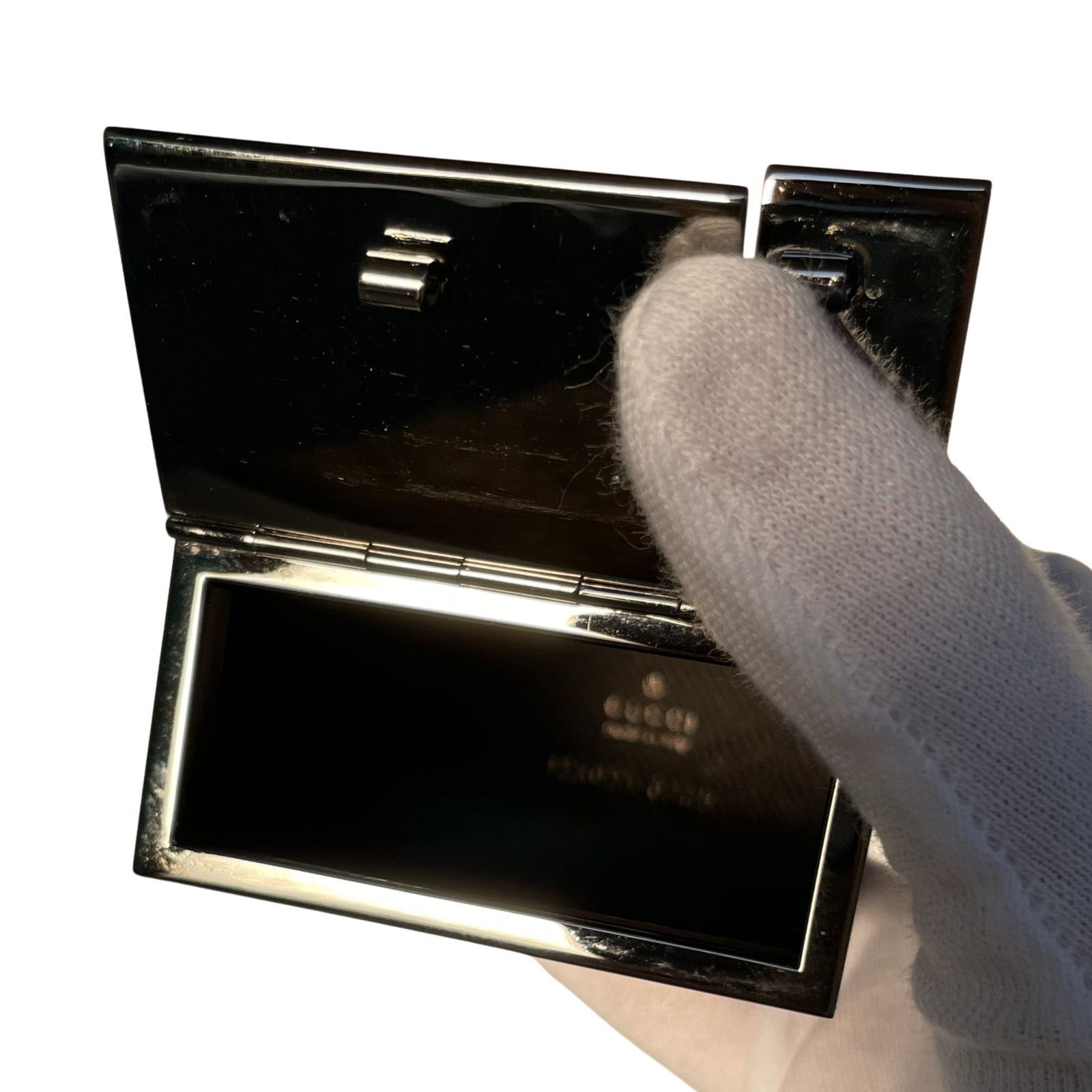 新品級/極美品】 GUCCI グッチ シガレットケース GGキャンバス