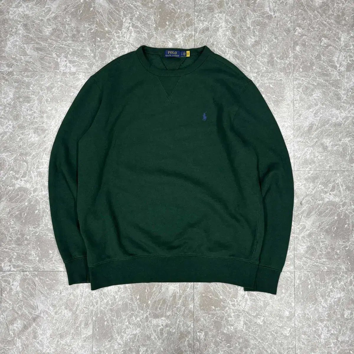 最新バージョン ポロ ラルフローレン QRタグ 緑 スウェットシャツ