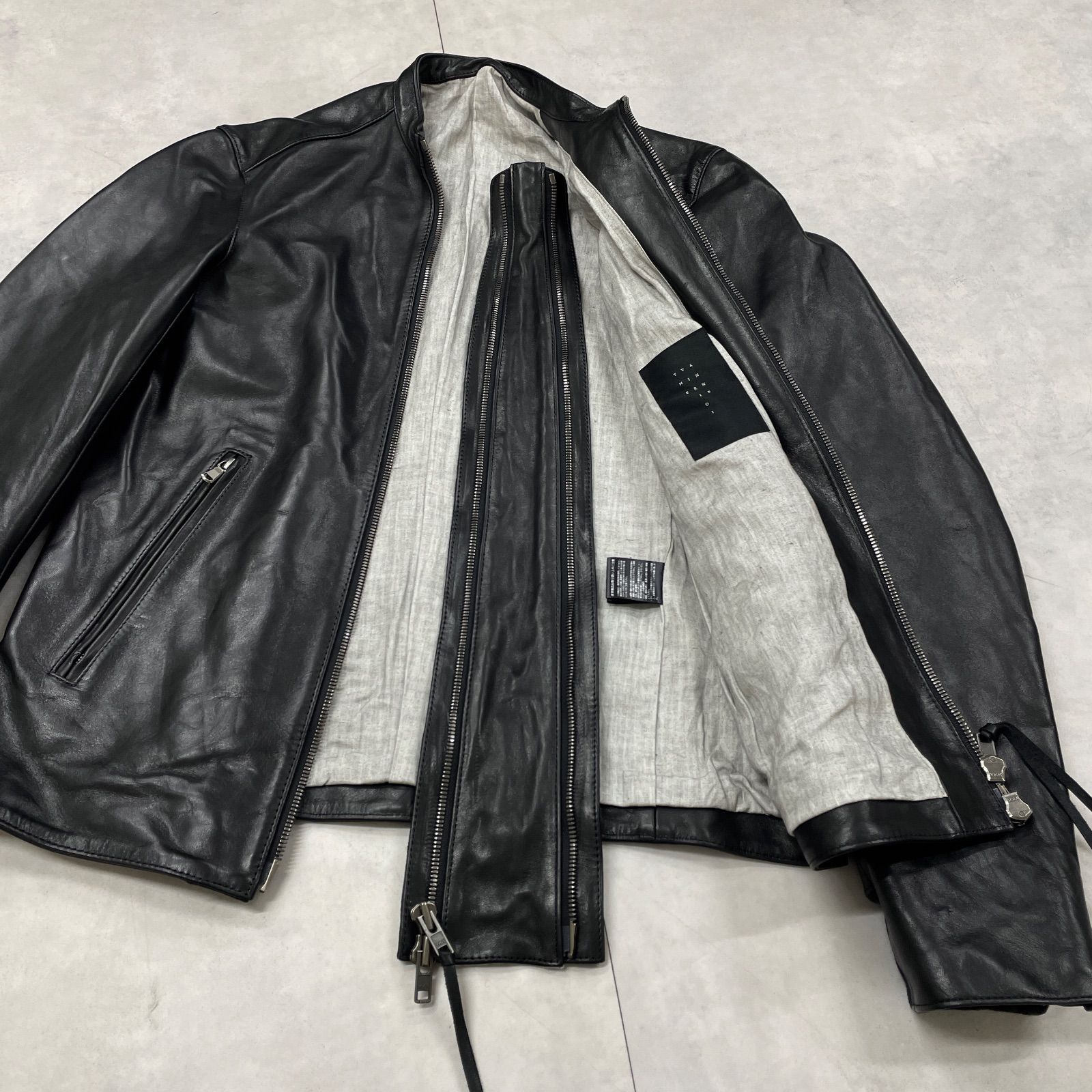 THE VIRIDI ANNE ザヴィリジアン 2023AW レザージャケット 馬革 ホース