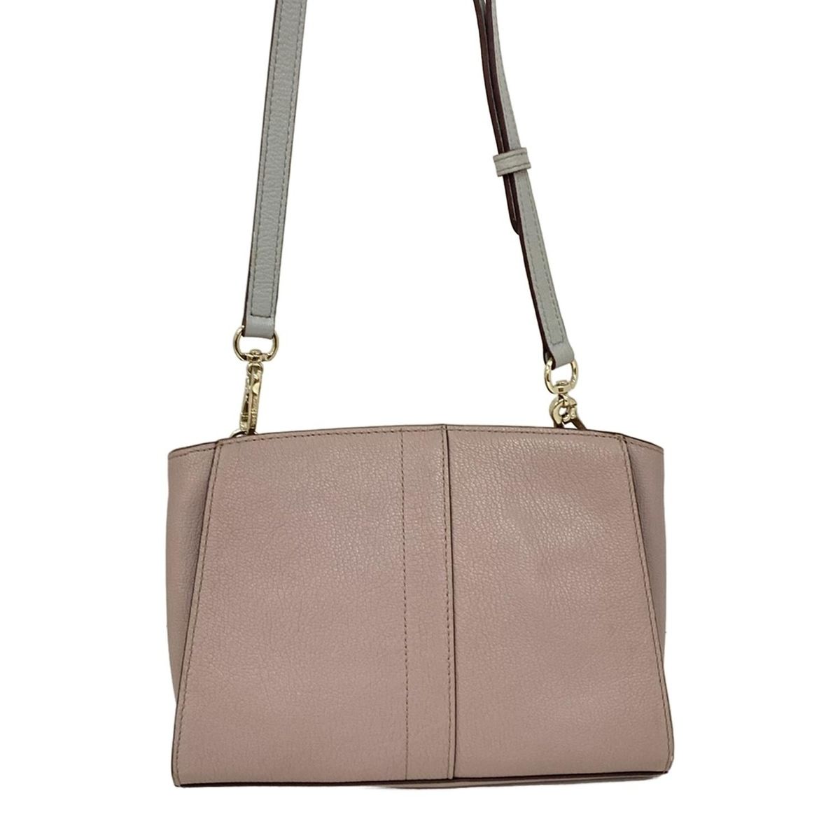 COLE HAAN(コールハーン) ショルダーバッグ - ピンクベージュ×パープル 
