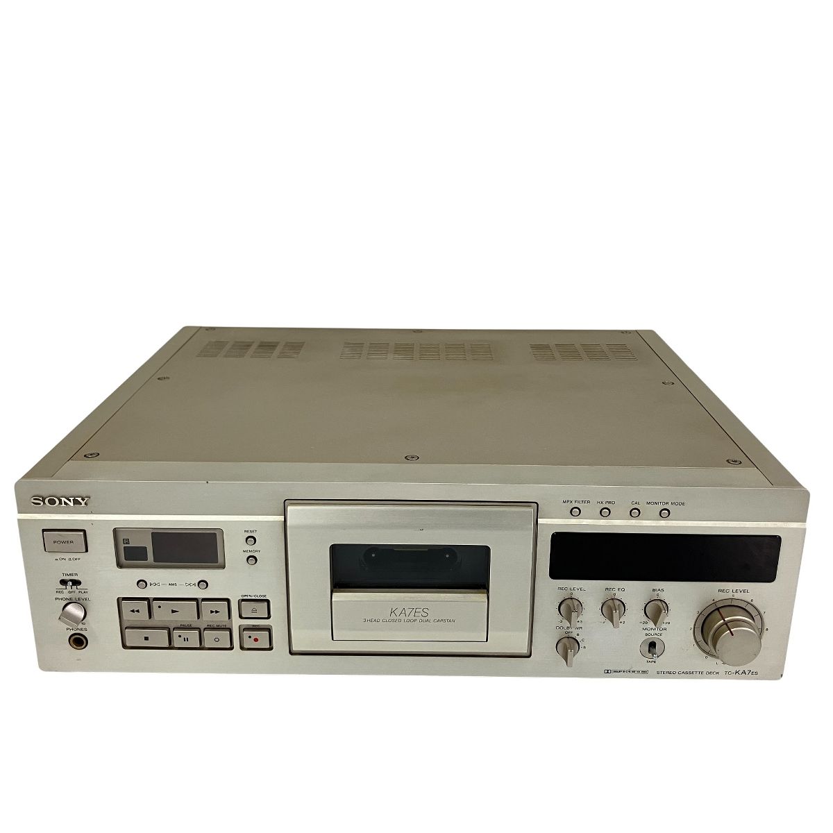 SONY カセットデッキ TC-KA7ES リモコン付き ジャンク品 SONY カセットデッキ TC-KA7ES リモコン付き ジャンク品 SONY カセット