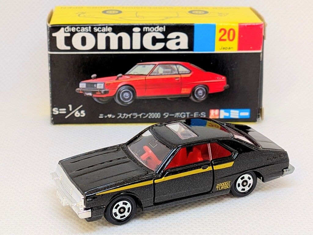 トミカ 黒箱 日本製 ニッサン スカイライン 2000ターボ GT-ES 4種 m82642538498_1.jpg?1731123546