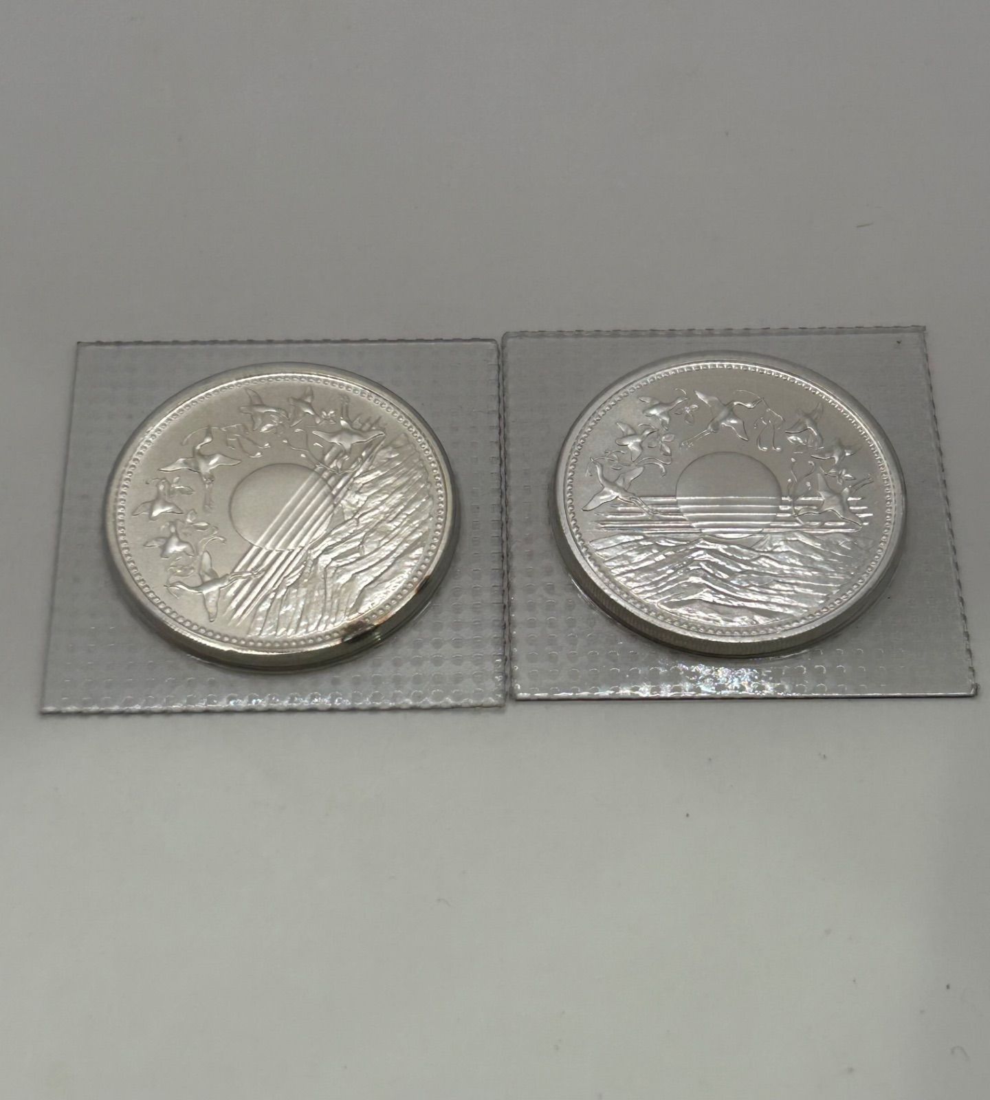 昭和天皇陛下御在位60年記念一万円銀貨ブリスターパック2枚 - メルカリ