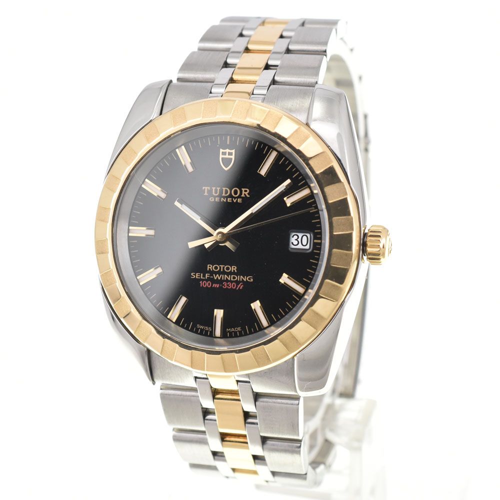 チューダー TUDOR 21013-0003 クラシック デイト SS/YG 自動巻き メンズ 美品 E#143339