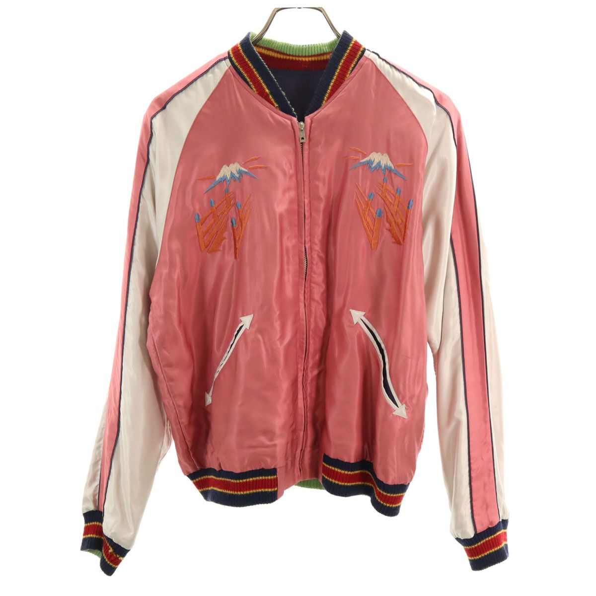 東洋エンタープライズ リバーシブルスカジャン 舞妓 マップ 富士 虎 M 東洋エンタープライズ リバーシブルスカジャン 舞妓 マップ 富士 虎 M