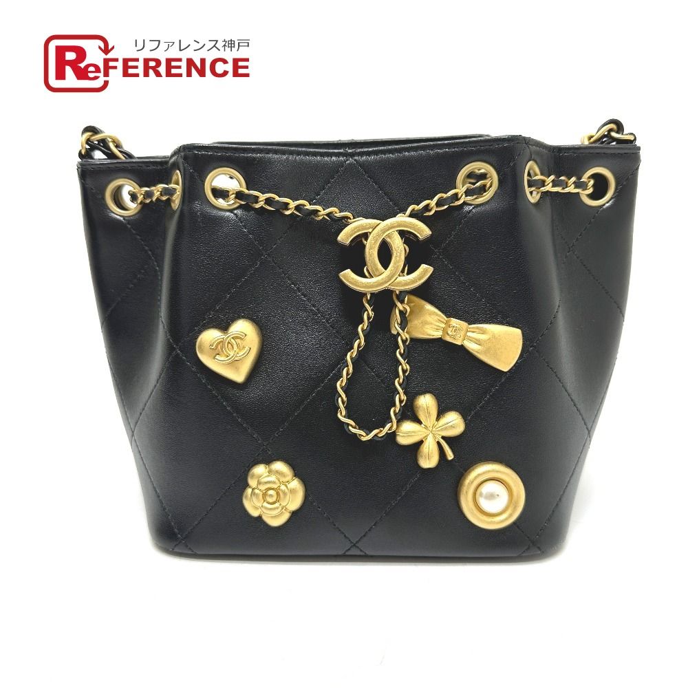 CHANEL シャネル ショルダーバッグ ドローストリング アイコン AS5824