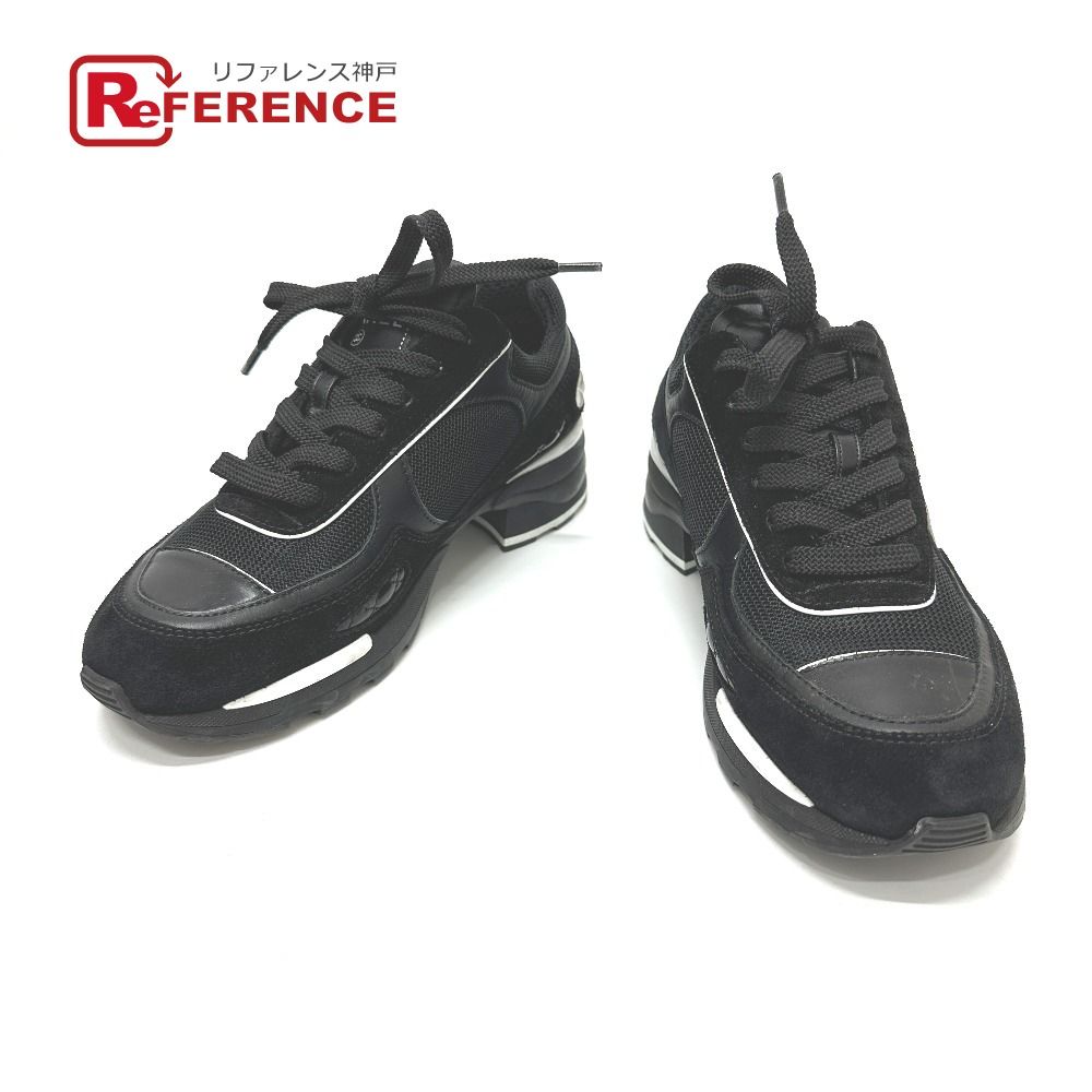 靴 CHANEL 36 シャネル スニーカー ココマーク レディースサイズ36 G38299 CHANEL 靴