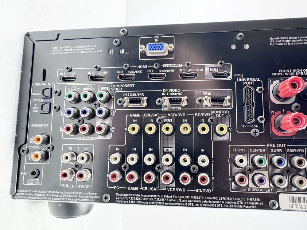 HY】【美品】ONKYO TX-SA608 AVアンプ 7.1ch HDMI 1.4 ARC対応 THX