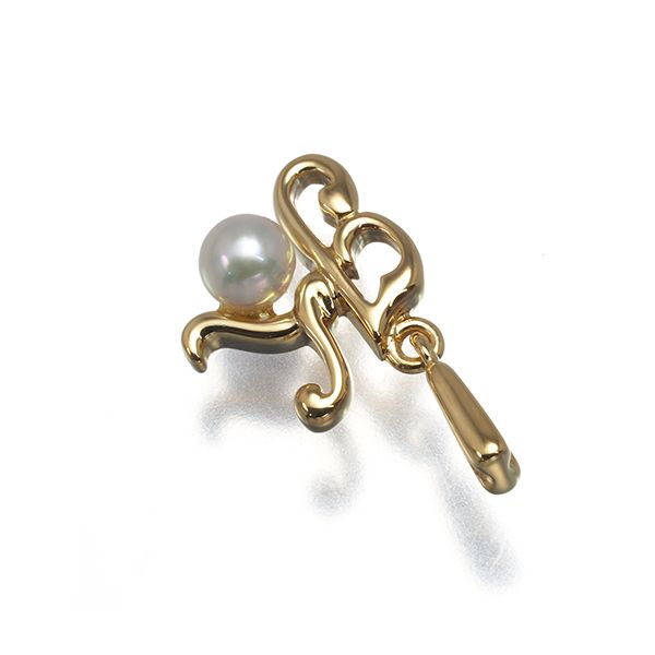 ミキモト ペンダントトップ ベビーパール 真珠 3.5mm イニシャル