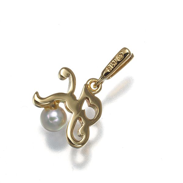 ミキモト ベビーパール ペンダントヘッド ミキモト ペンダントトップ ベビーパール 真珠 3.5mm イニシャル