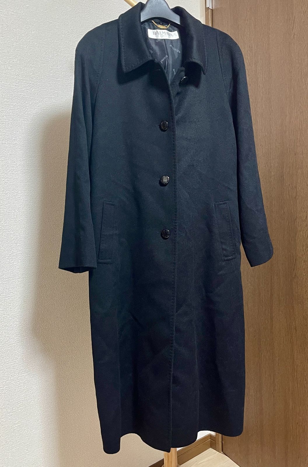 【U mi様　週末限定値下げ】美品　バルマンパリス　ロングコート　羊革　毛皮 メルカリ