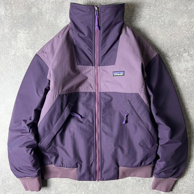 ウォームアップ フリース ナイロン フルジップ パタゴニア シェルドシンチラ 希少 USA製 patagonia パタゴニア シェルドシンチラ ナイロン