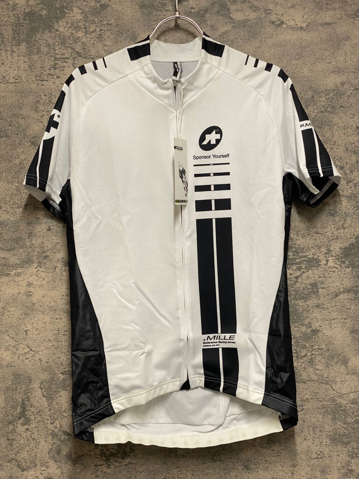 JQ962 アソス ASSOS Jersey Mille SS 半袖 サイクルジャージ 白 M
