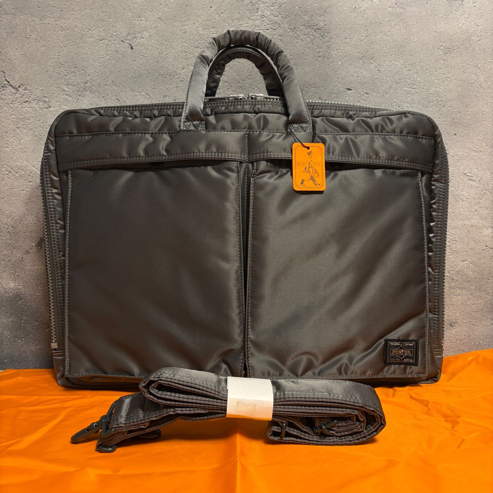 PORTER タンカー 2WAY ビジネスバッグ シルバーグレー 未使用