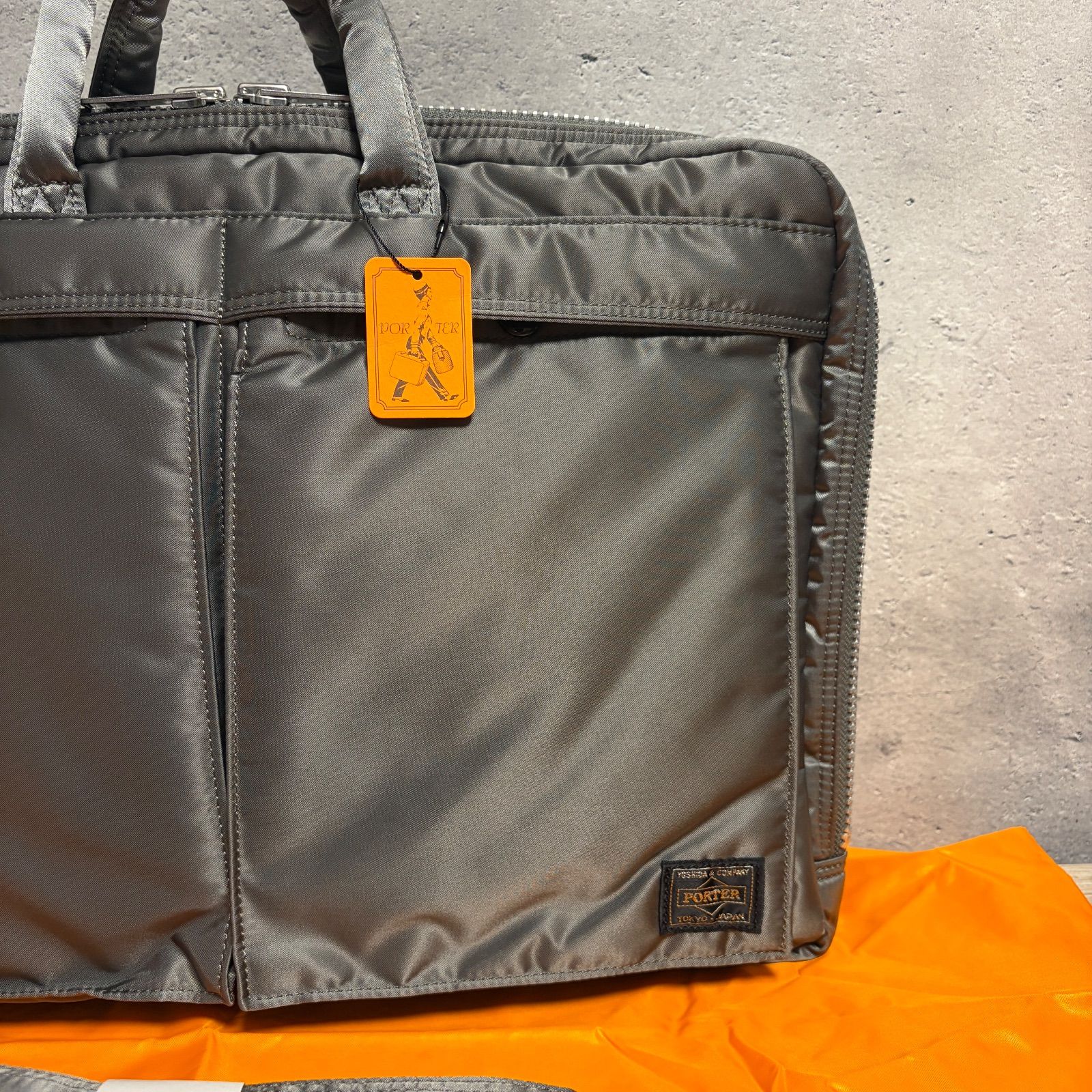 PORTER タンカー 2WAY ビジネスバッグ シルバーグレー 未使用