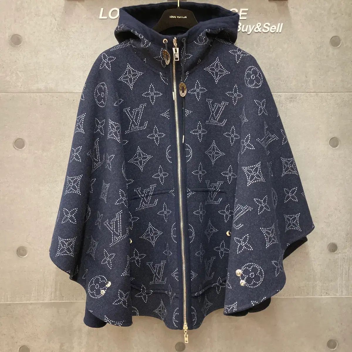 ✨激レア✨ ルイヴィトン コート ジャケット モノグラム ジップ ネイビー 楽天市場】【ドンドン見直し】良品▽2021年製 LOUIS VUITTON ルイ