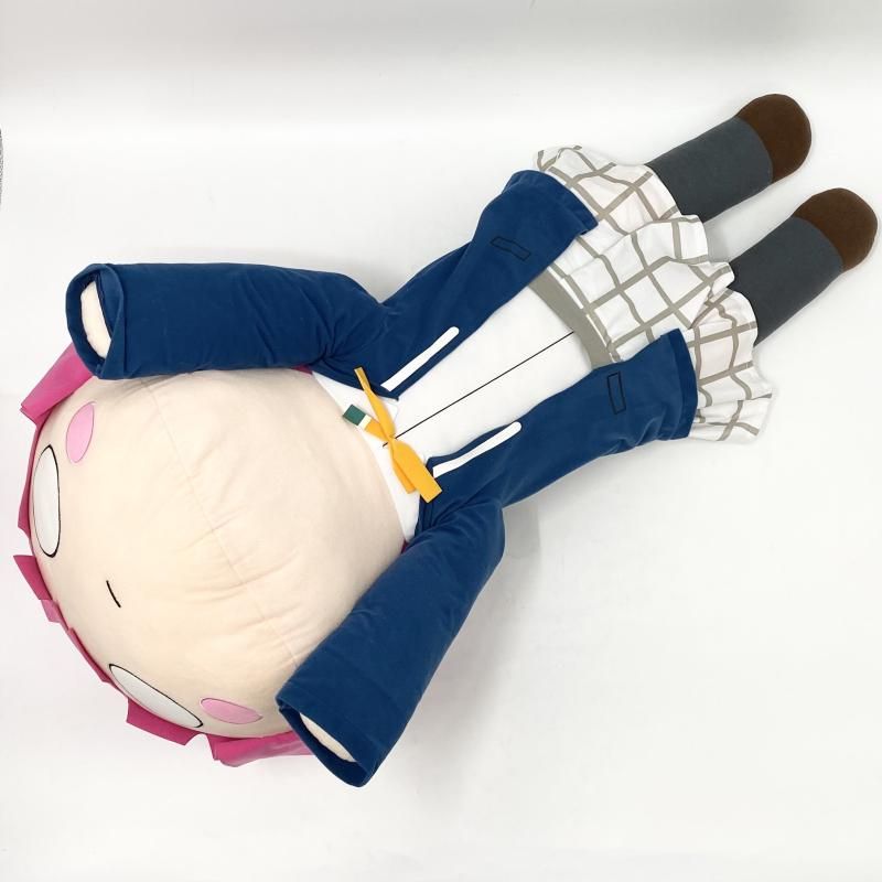 中古】現状渡 寝そべり テラジャンボぬいぐるみ 天王寺璃奈 専用収納袋