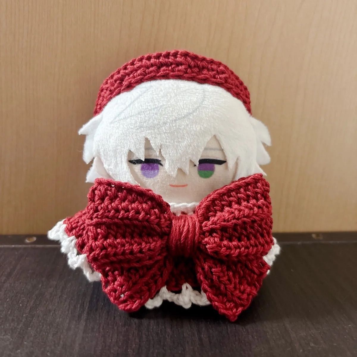 イーマリーサイズ　ケープとベレー帽　ハンドメイド ぬい服 ベレー帽×ケープ - メルカリ