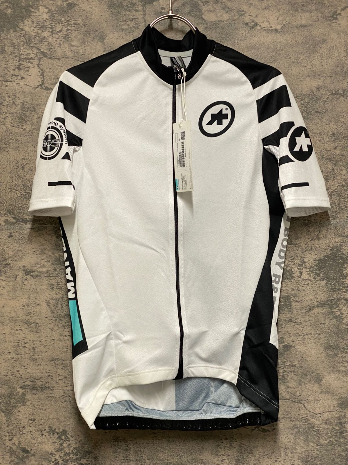 JQ939 アソス ASSOS SS.mangusta_S7 半袖 サイクルジャージ 白 M