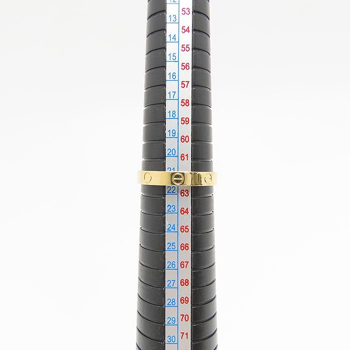 Cartier ミニラブリング 750 YG K18 #62 約21.5号 カルティエ 人気