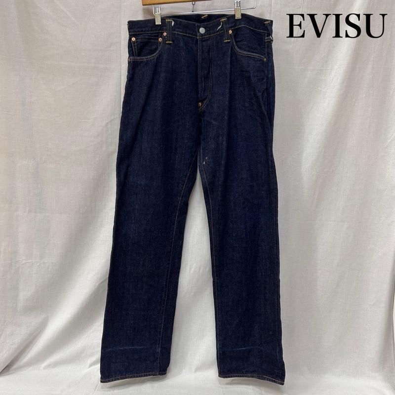 エヴィス No.2 Lot.2000 黄色カモメ ストレートデニム ボタンフライ