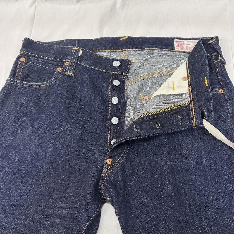 EVISU エヴィス W34 デニム ストレート カモメ ボタンフライ EVISU 