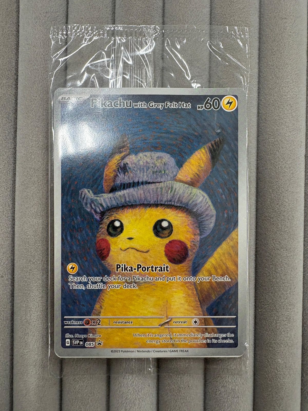 ポケモンカード Pikachu with Grey Felt Hat ゴッホピカチュウ 未開封