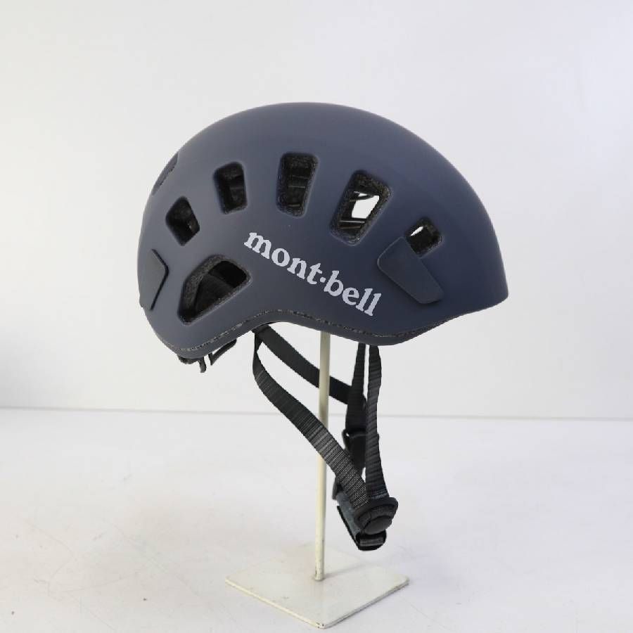 美品 mont-bell モンベル L.W.アルパイン ヘルメット ネイビー 軽量