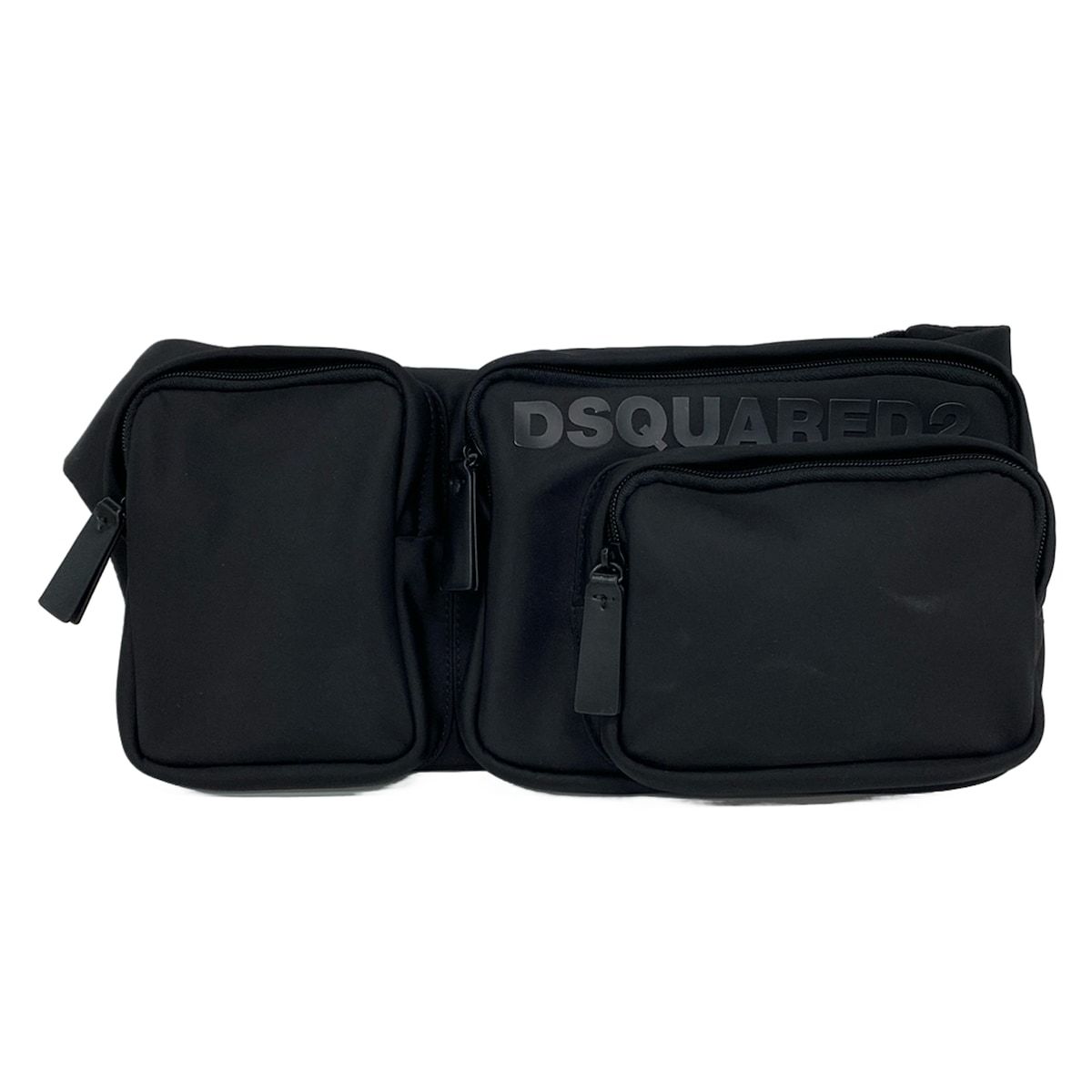 DSQUARED2(ディースクエアード) ウエストポーチ - 黒 - メルカリ
