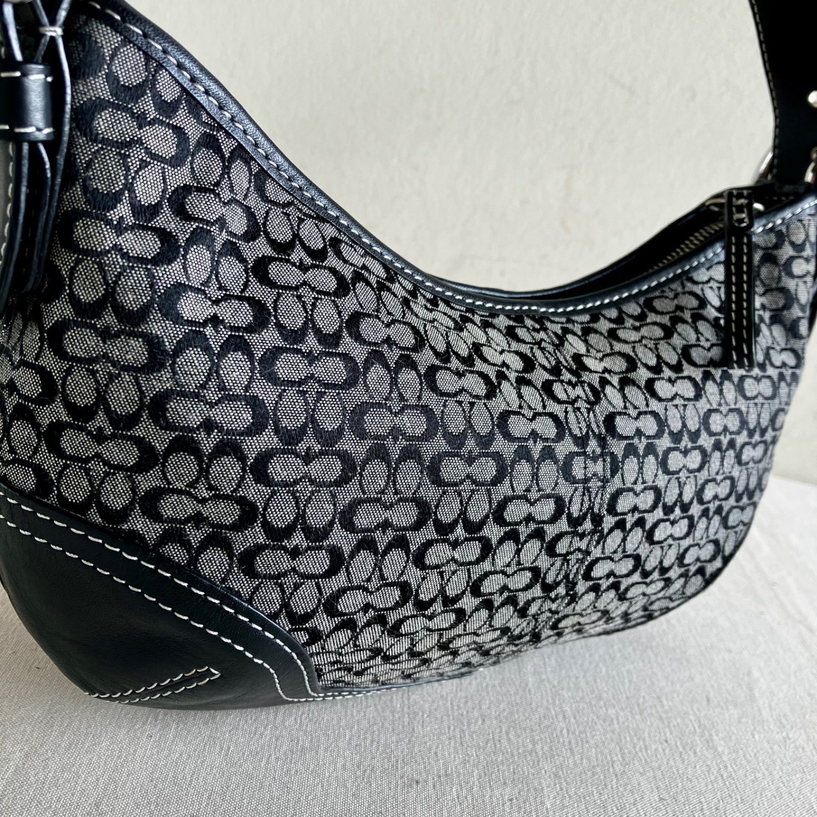 COACH Y2K Vintage Soho Signature Mini Small Hobo Shoulder Bag