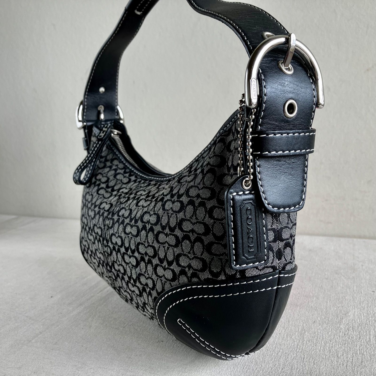COACH Y2K Vintage Soho Signature Mini Small Hobo Shoulder Bag
