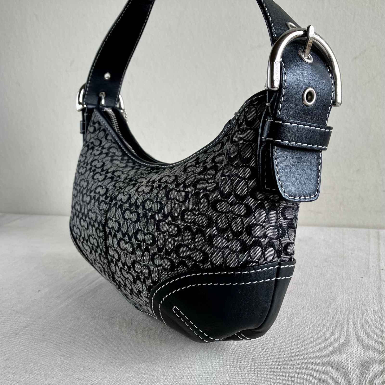 COACH Y2K Vintage Soho Signature Mini Small Hobo Shoulder Bag