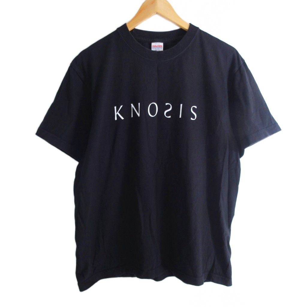 knosis バンド ロンT Tシャツ ブラック XL KNOSIS ロングスリーブT