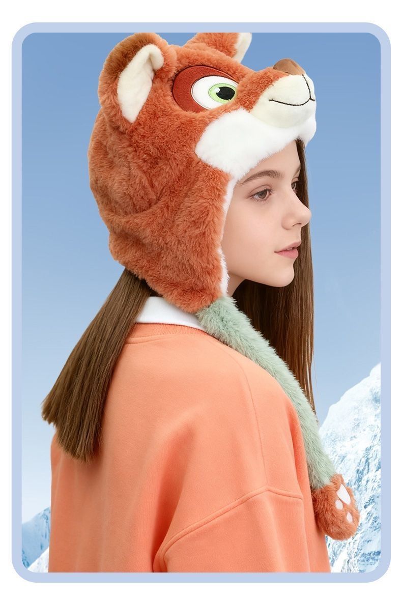 ニック きつね 帽子 ファンキャップ 冬 ズートピア ディズニー 公式